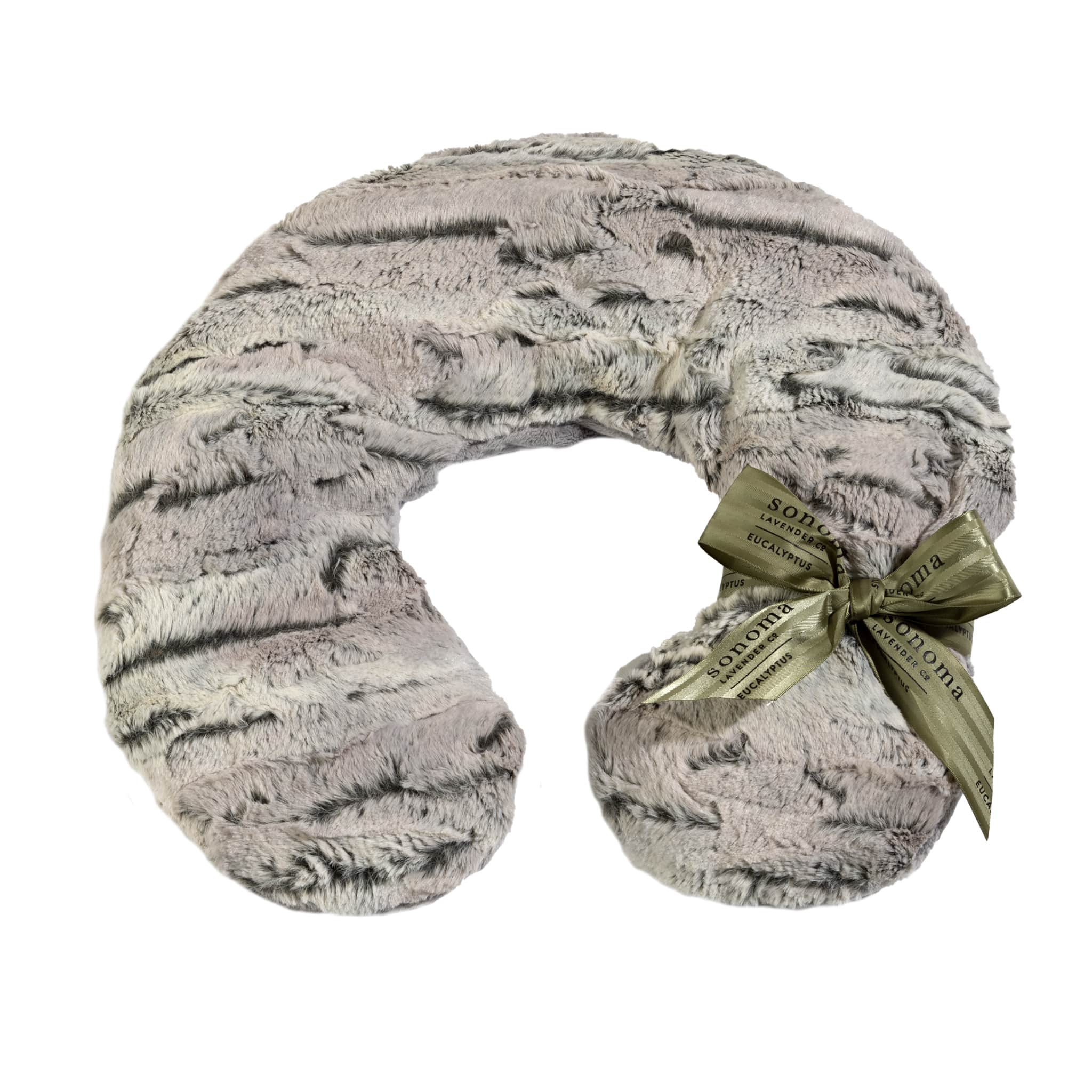 Eucalyptus Silver Fox Faux Fur Neck Pillow – Sonoma Lavender