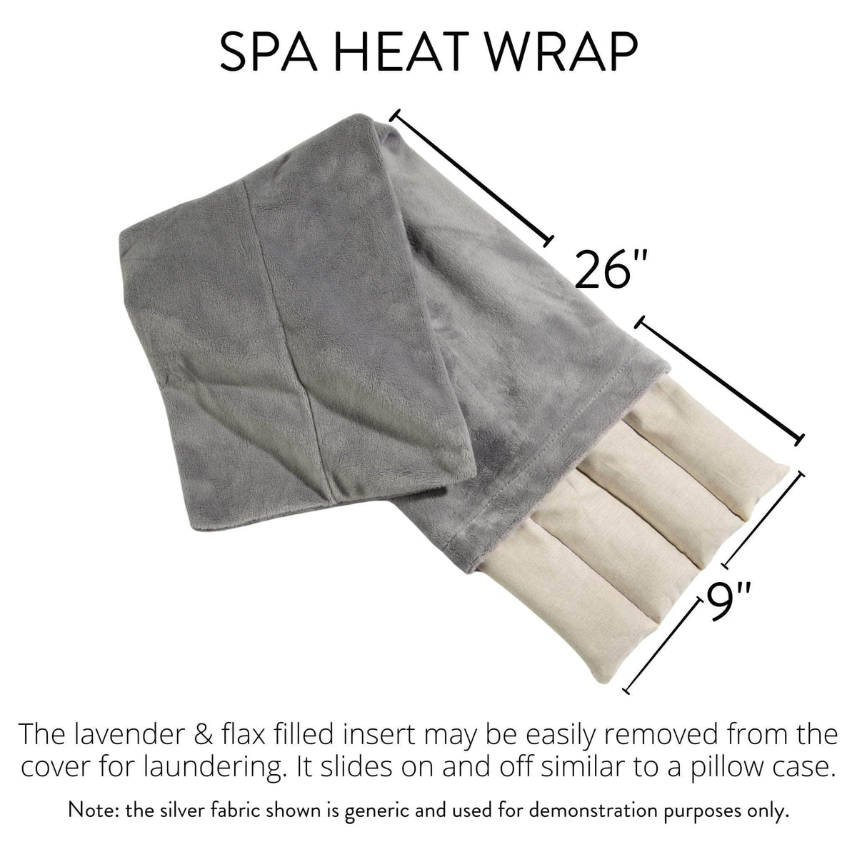 Lavender Spa Heat Wrap - Onyx Mink | Sonoma Lavender
