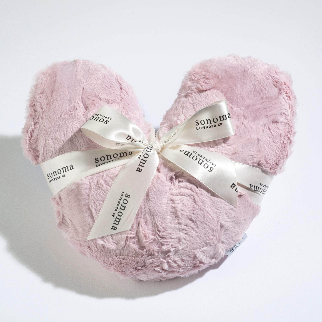 Lavender Warm Heart 12" Pillow - Rosewater Pink