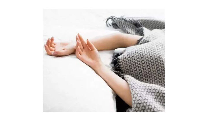 Woman struggling to sleep. Lavender CAN Help You Sleep Better (Without Any Pills)