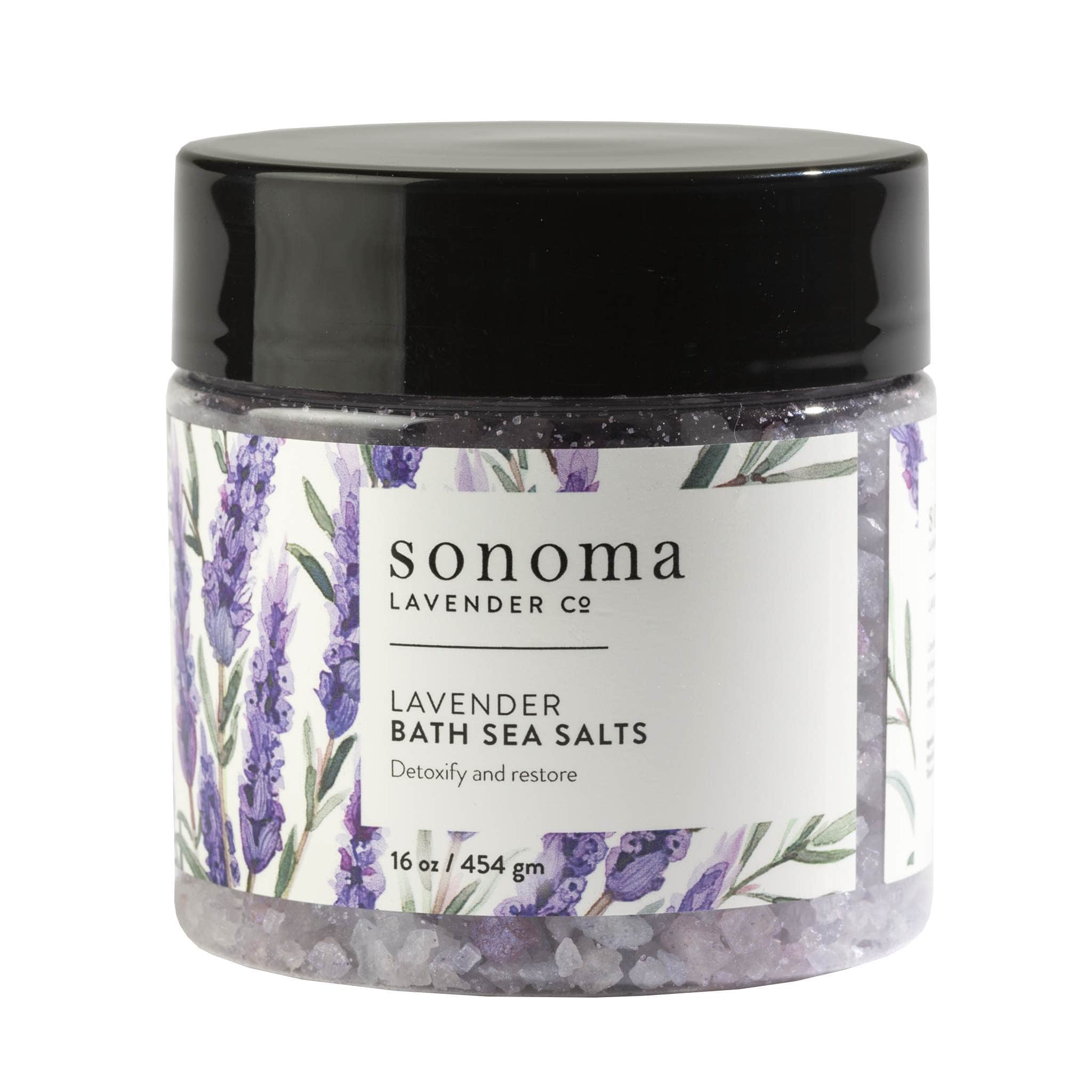 Lavender Infused Sea Salt Bath - 16 oz – Sonoma Lavender
