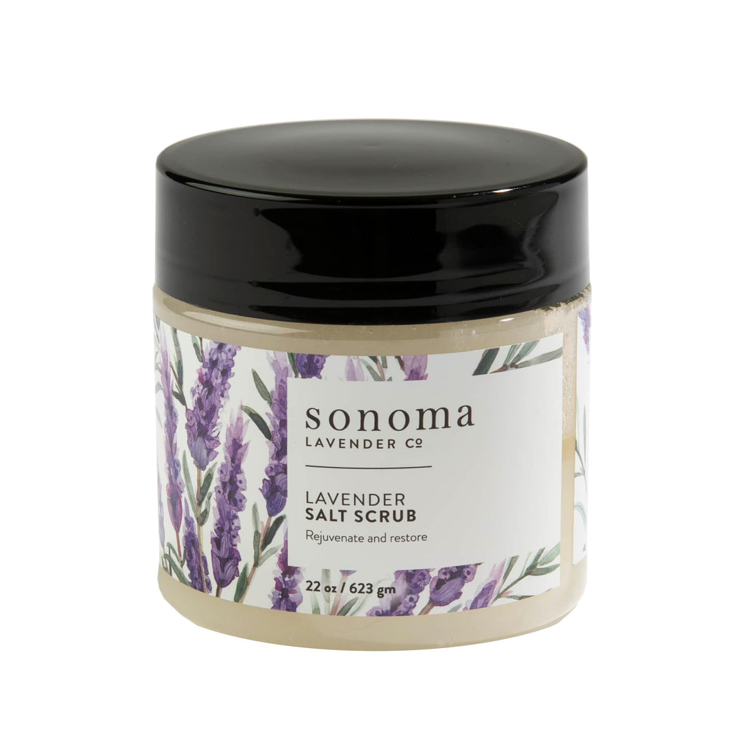 Lavender Detox Salt Scrub with Rich in Essential Oil