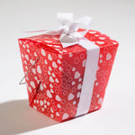 Red Take-Out Gift Box of 4 Lavender Treats