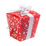 Red Take-Out Gift Box of 4 Lavender Treats