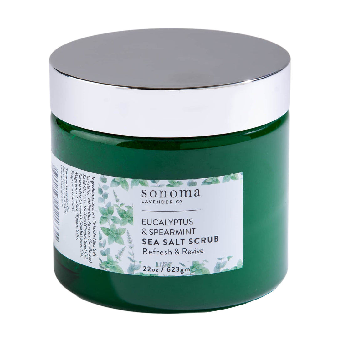 Sonoma Eucalyptus-Spearmint Salt Scrub 22oz.