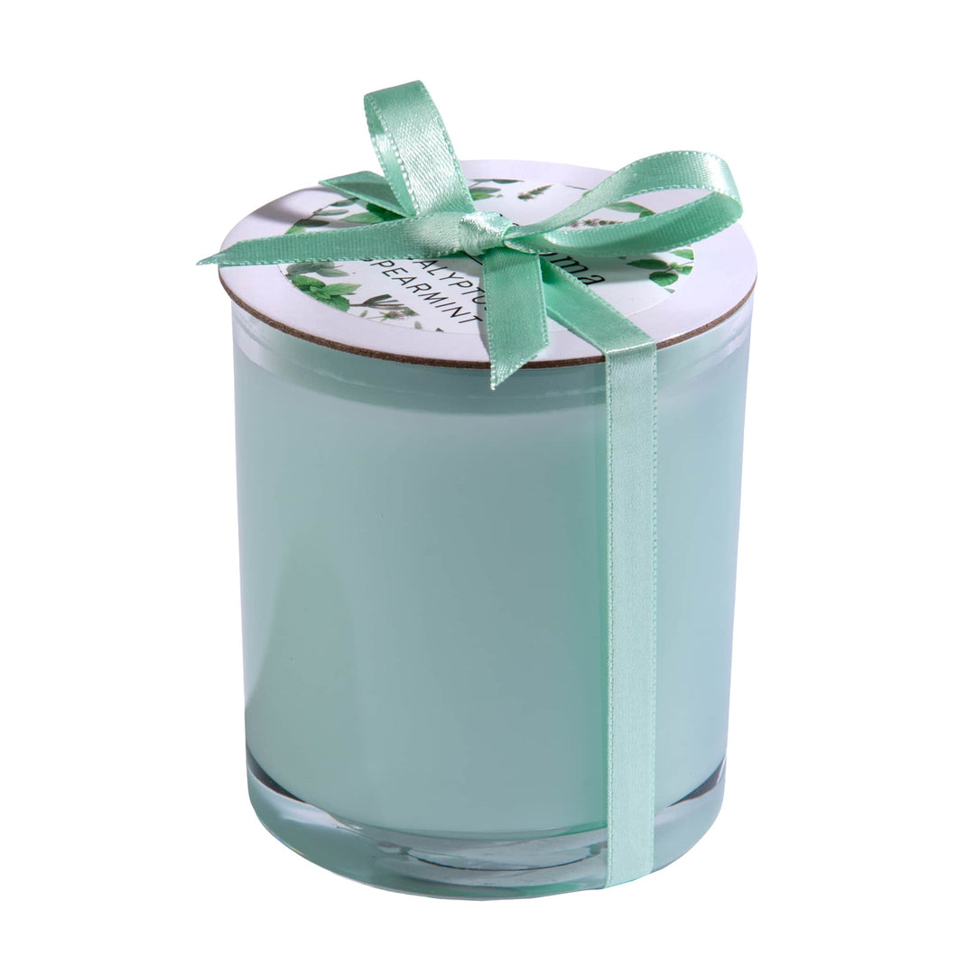 Sonoma Refreshing Eucalyptus-Spearmint Candle in Round Diamond Glass