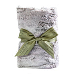 Eucalyptus Silver Fox Faux Fur Heat Wrap