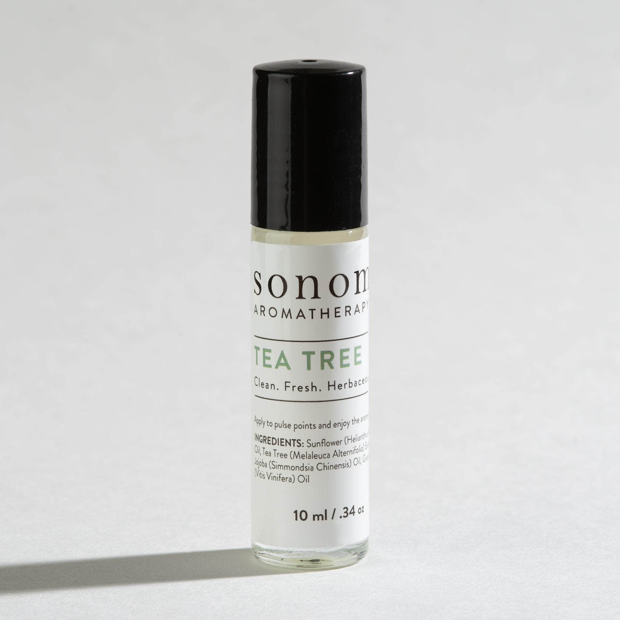 Tea Tree Essential Oil Rollerball (10ml) – A convenient, on-the-go rollerball filled with refreshing tea tree essential oil, perfect for soothing skin and promoting relaxation wherever you are.