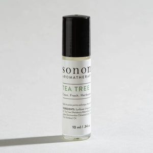 Tea Tree Essential Oil Rollerball (10ml) – A convenient, on-the-go rollerball filled with refreshing tea tree essential oil, perfect for soothing skin and promoting relaxation wherever you are.