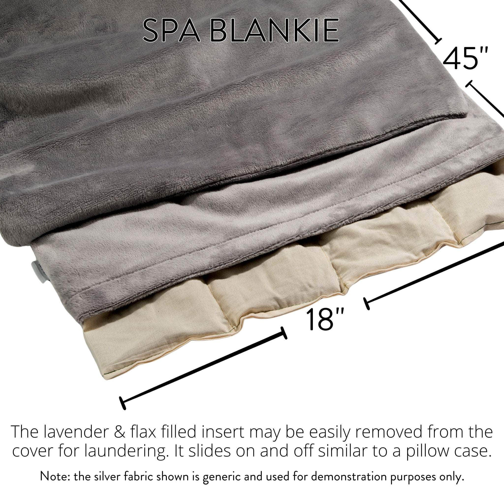 Lavender Spa Blankie in Lilac Dot Fabric