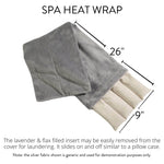 Lavender Spa Heat Wrap in Lilac Dot Fabric
