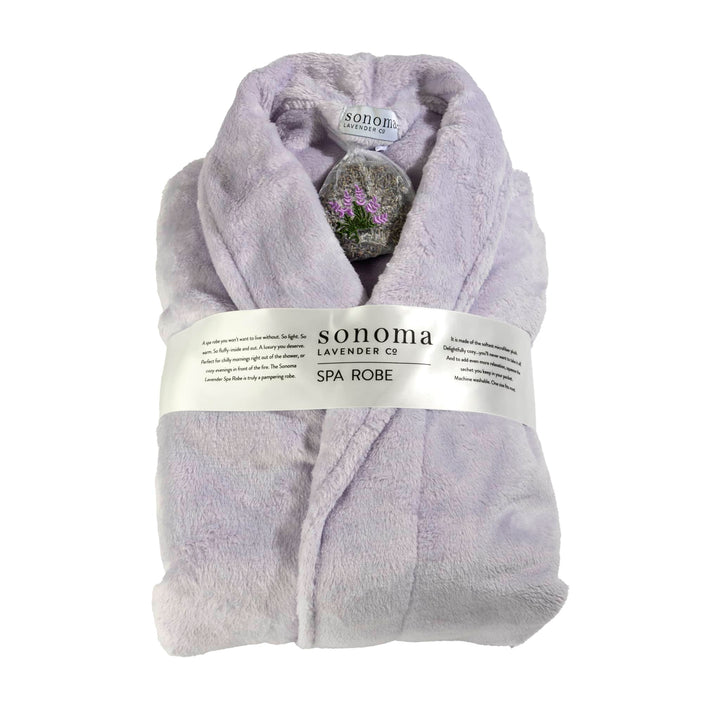 Ultra-Luxe Soft &amp; Cozy Plush Shawl Robe in Lilac