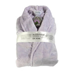 Ultra-Luxe Soft & Cozy Plush Shawl Robe in Lilac