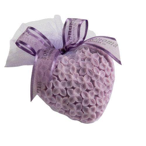 Heart-shaped lavender soap with bow | lavender bath body | Sonoma Lavender