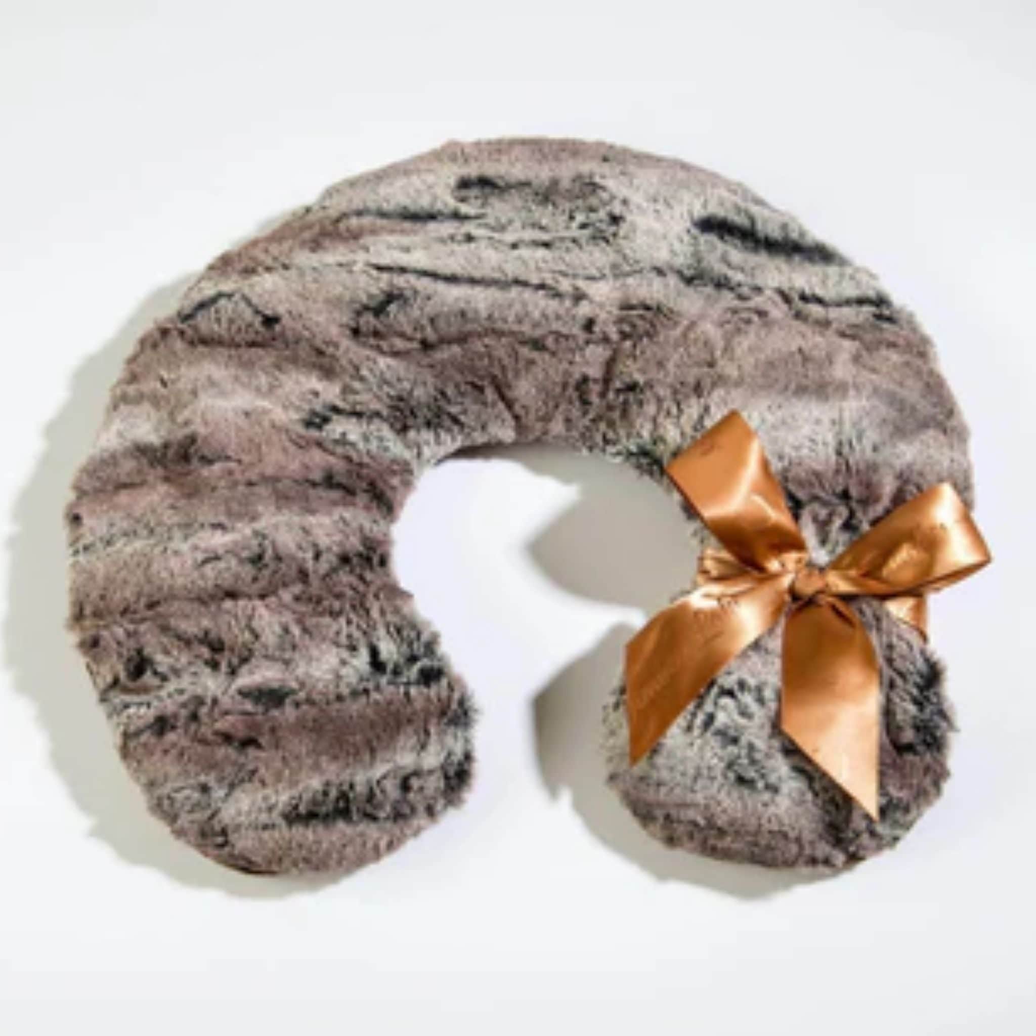 Timber Lake Spa Neck Pillow in Woodland Faux Fur
