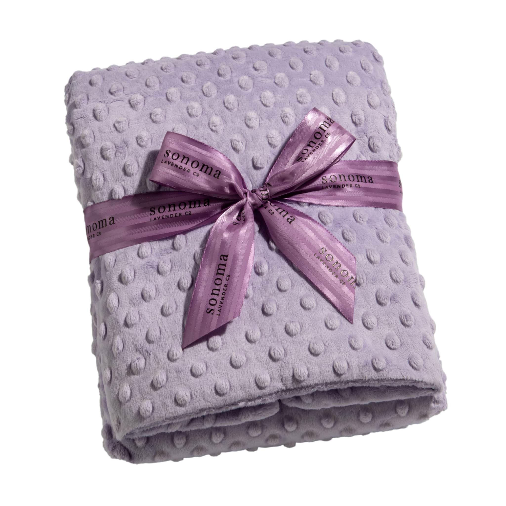 Lavender Spa Blankie in Lilac Dot Fabric