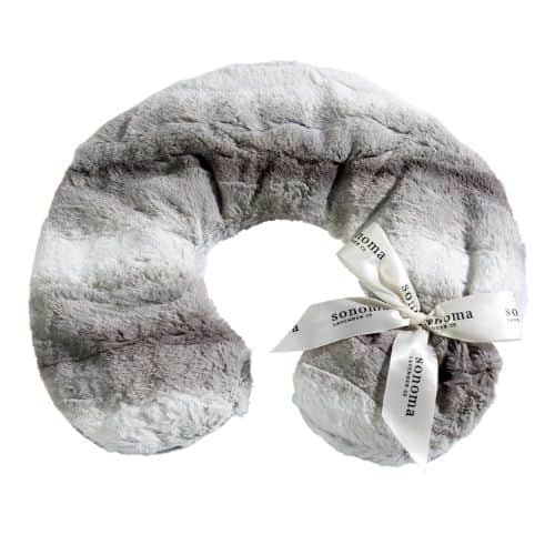 Lavender Neck Pillow Platinum Angora