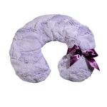 Lavender Spa Neck Pillow in Plush 'Lavender Cloud' Fabric