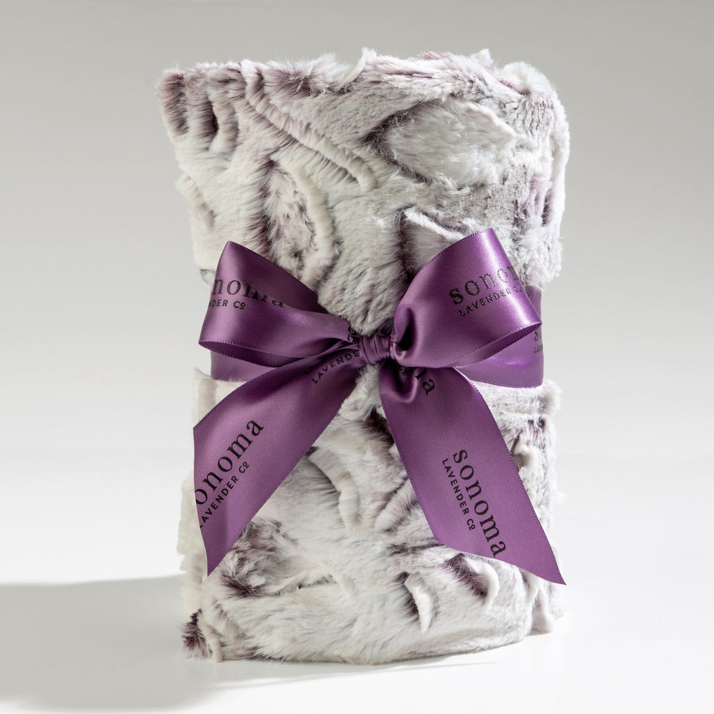 Lavender Spa Heat Wrap in Iced Plum Fabric