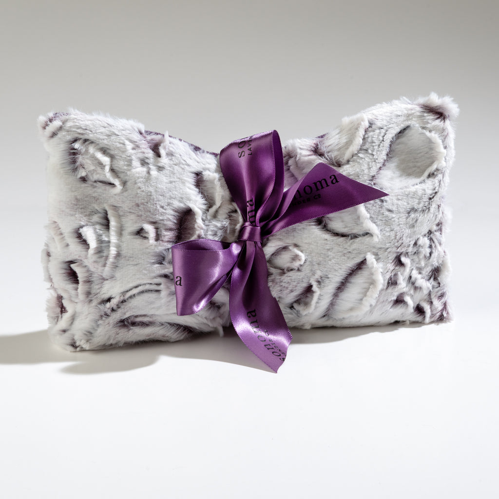 Lavender Spa Mask in Iced Plum Fabric