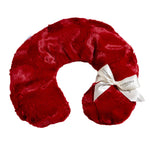 Lavender Spa Neck Pillow in Cardinal Red Fabric