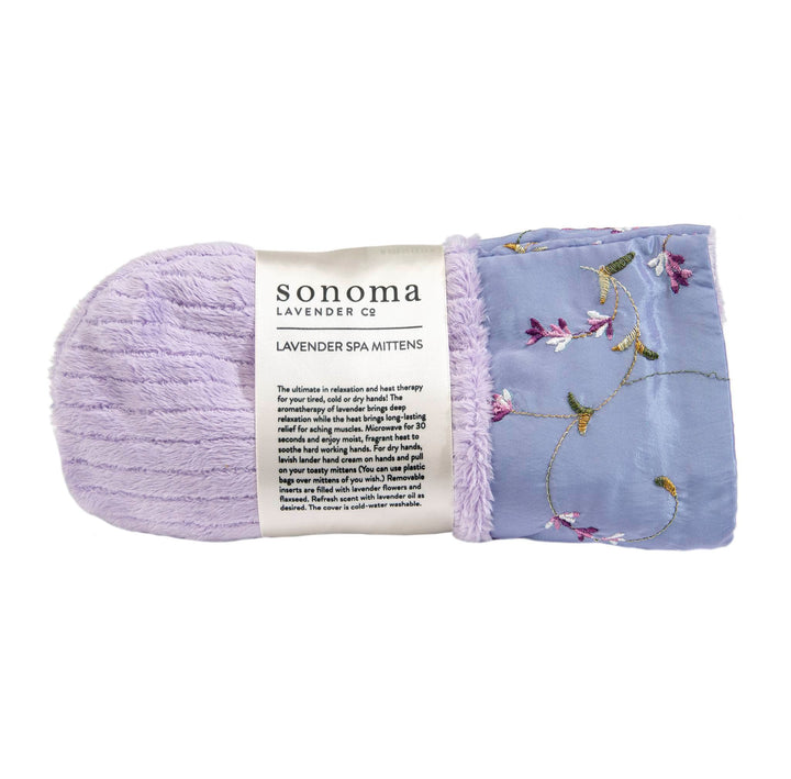 Lavender Spa Mittens - Available in Many Luxurious Fabrics!