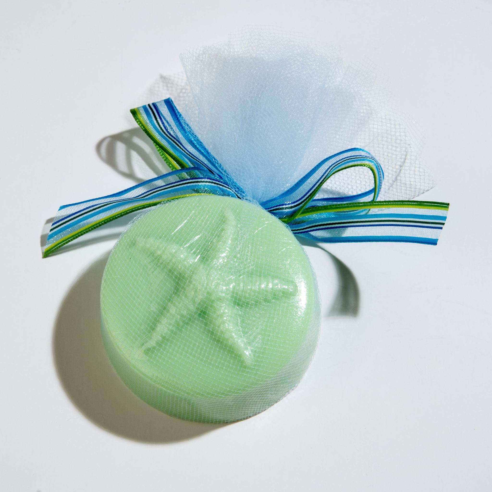 Ocean Aire Scented Starfish Goat's Milk Soap in Minty Green