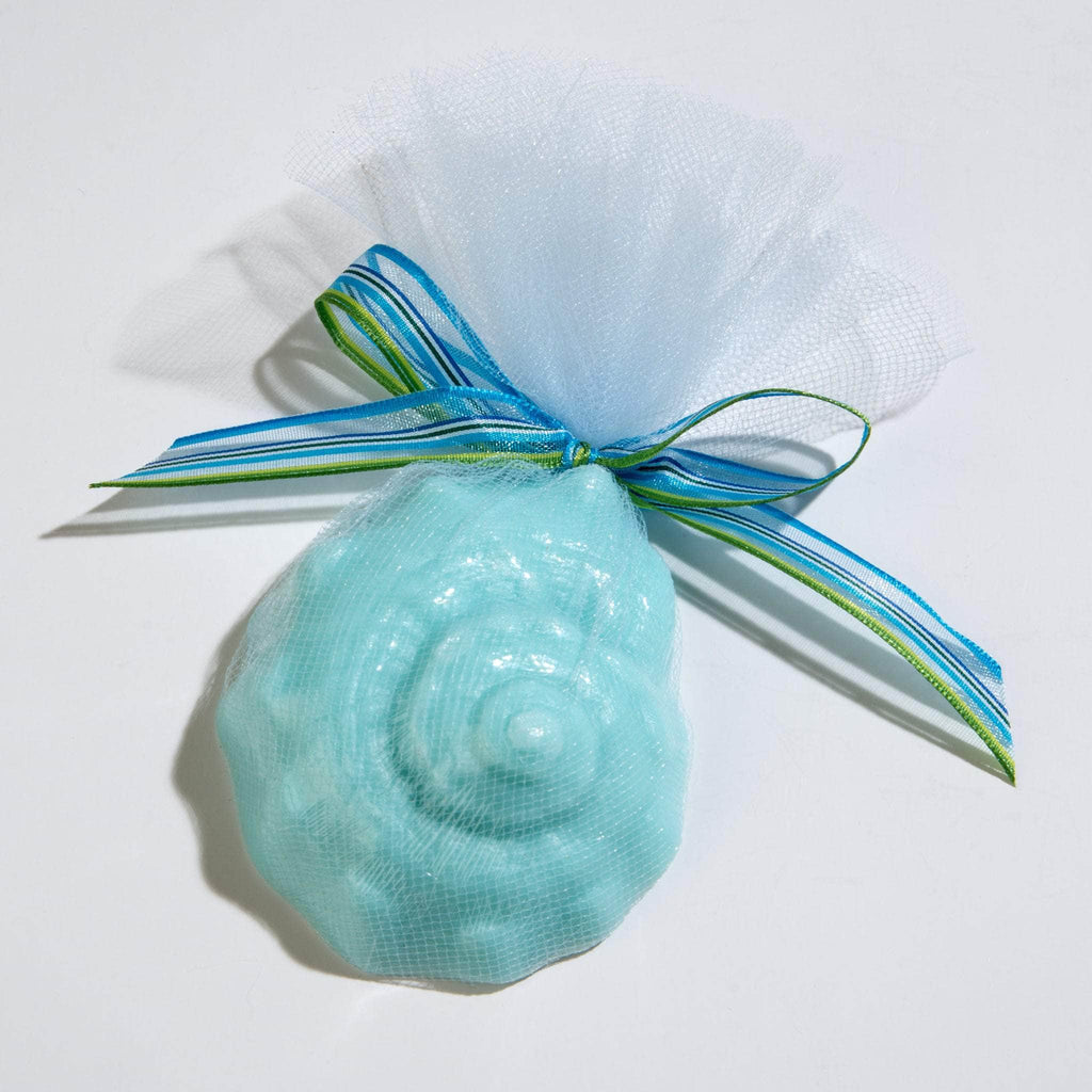 Ocean Aire Scented Seashell Goat's Milk Soap in Aqua Crest