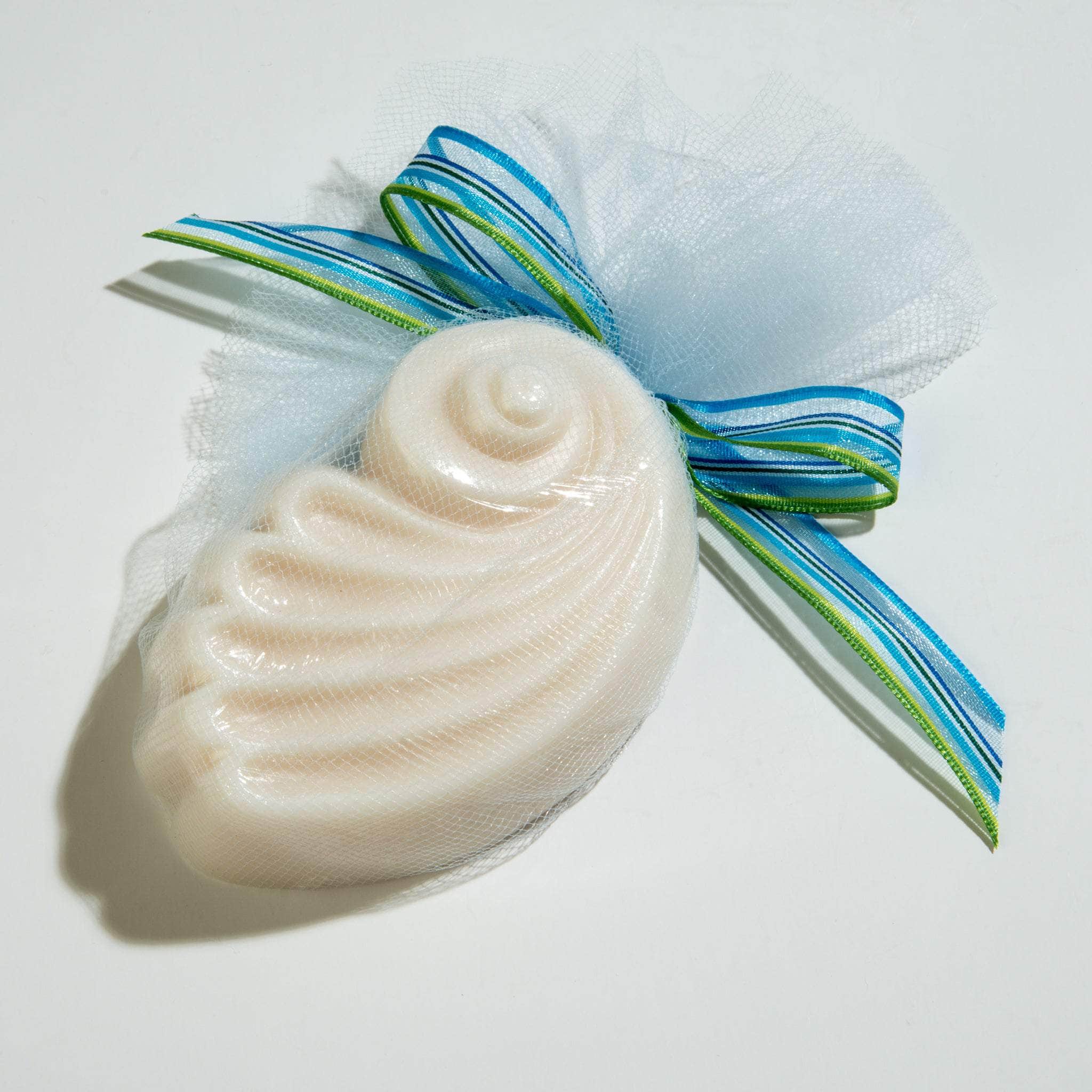 Ocean Aire Scented Goat's Milk Seashell Soap in Ivory Curl