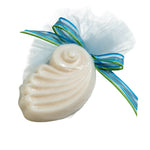 Ocean Aire Scented Goat's Milk Seashell Soap in Ivory Curl