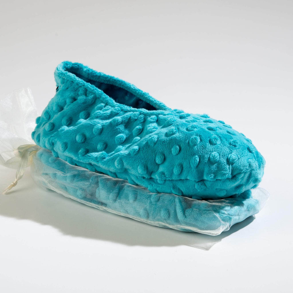 Ocean Aire Scent - Spa Footies in Aqua Surf Fabric