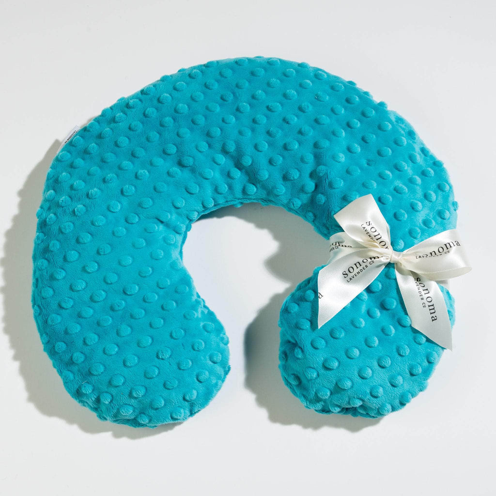 Ocean Aire Scent - Spa Neck Pillow in Aqua Surf Fabric