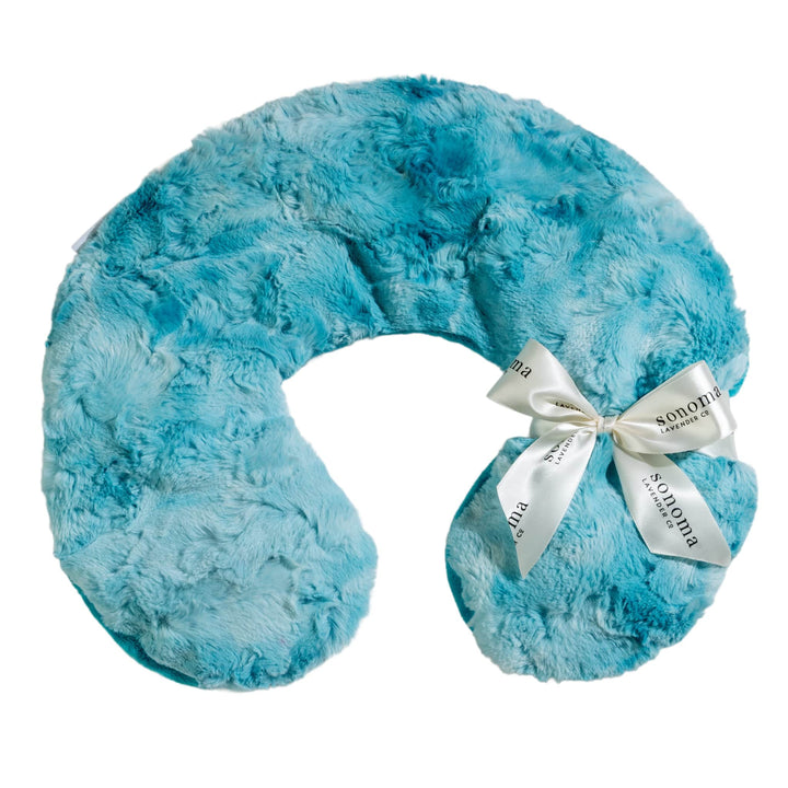 Ocean Aire Scent - Spa Neck Pillow in Aqua Surf Fabric