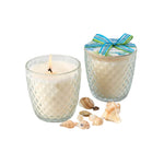 Fragrant Ocean Aire Candle in Round Diamond Glass