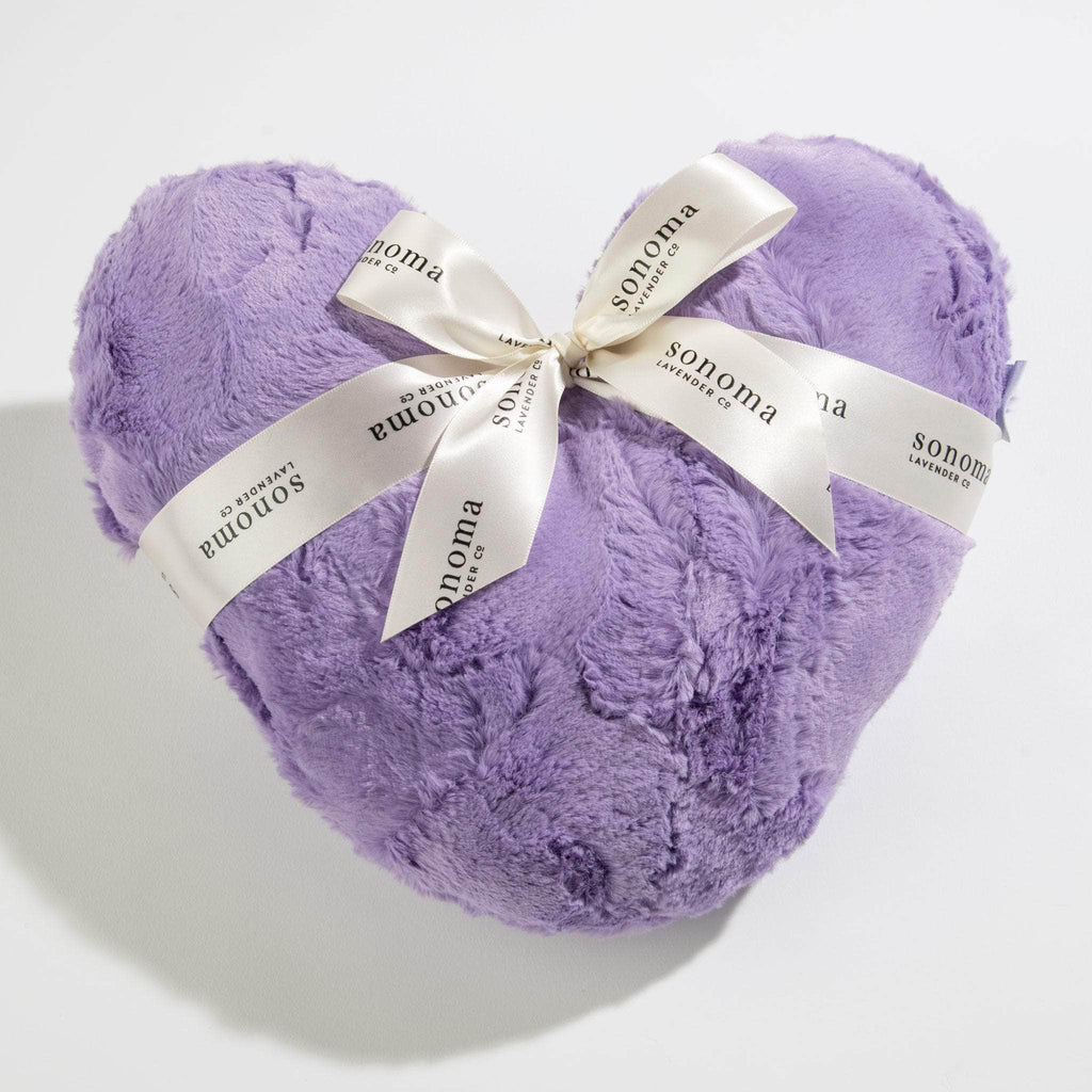 Lavender Warm Heart Pillow 12" - Bellflower