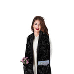 Lavender Wrap with Pockets - Onyx Mink