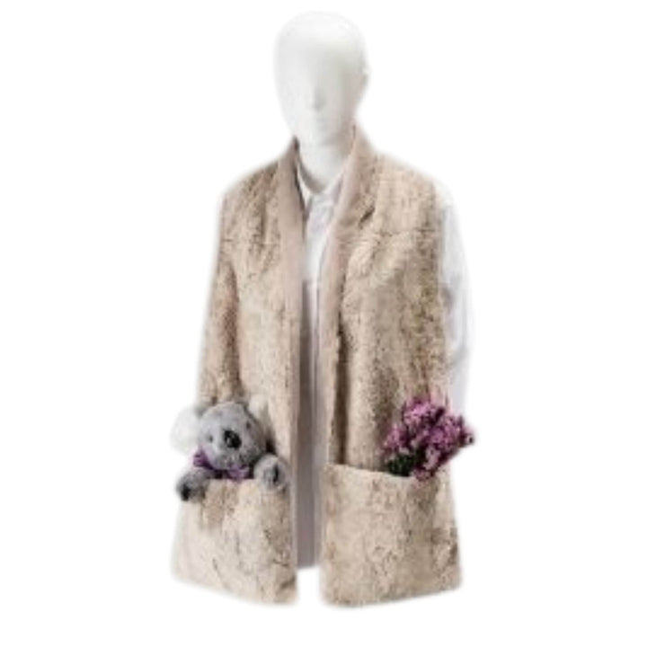 Lavender Wrap with Pockets - Moonlit Snow