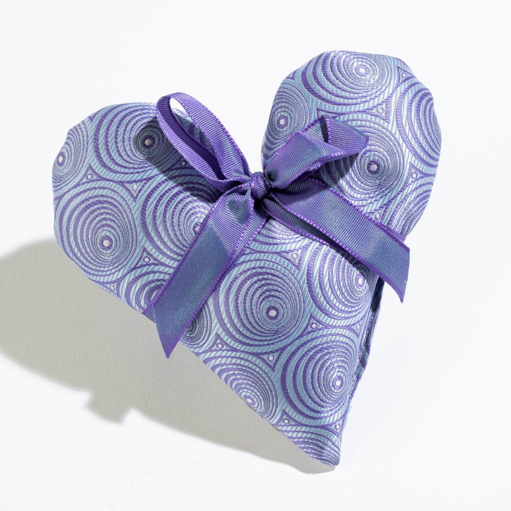 Lavender Heart Sachet in Vertigo Fabric