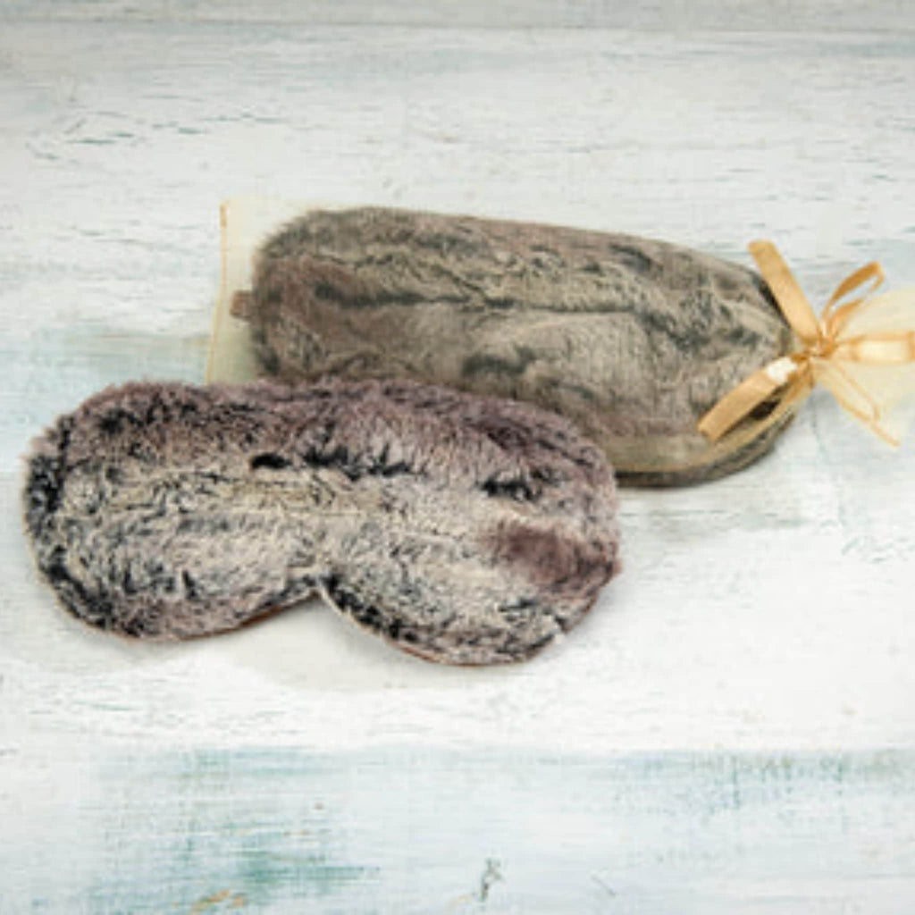 Timber Lake Sleep Mask in Woodland Faux Fur