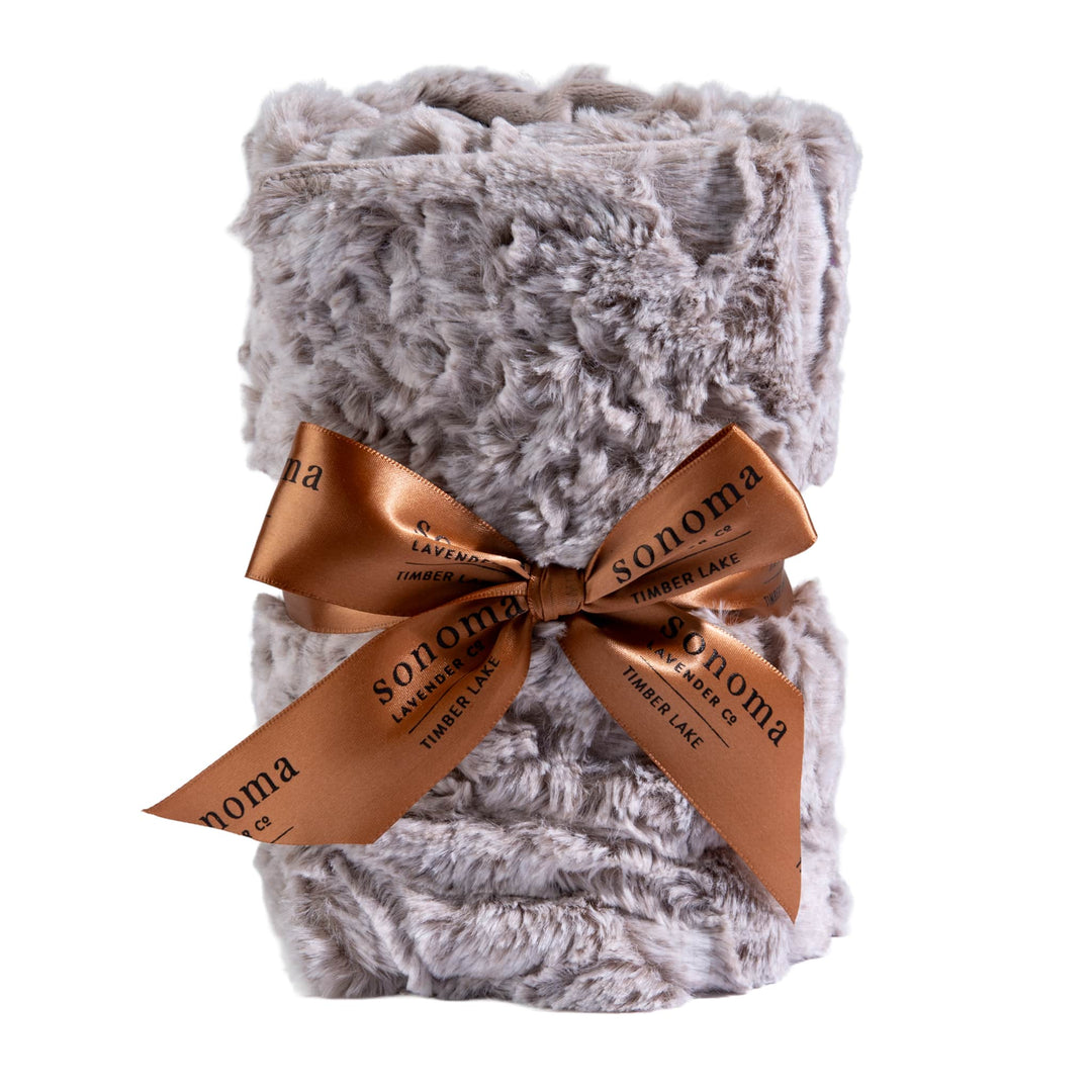 Timber Lake Scent Spa Heat Wrap in Heather Poppy Faux Fur