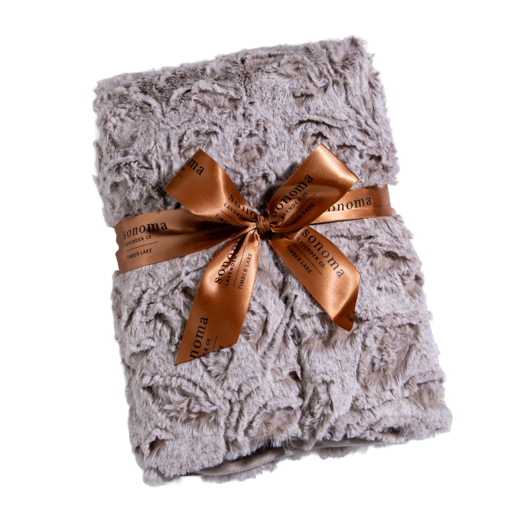 Timber Lake Scent Spa Blankie in Heather Poppy Faux Fur