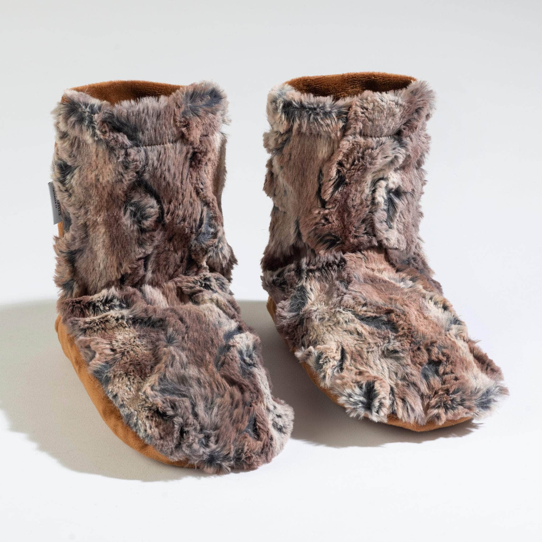 Timber Lake Spa Booties- Warm Chestnut