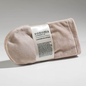 Unscented Spa Mittens- Mocha Latte Fabric