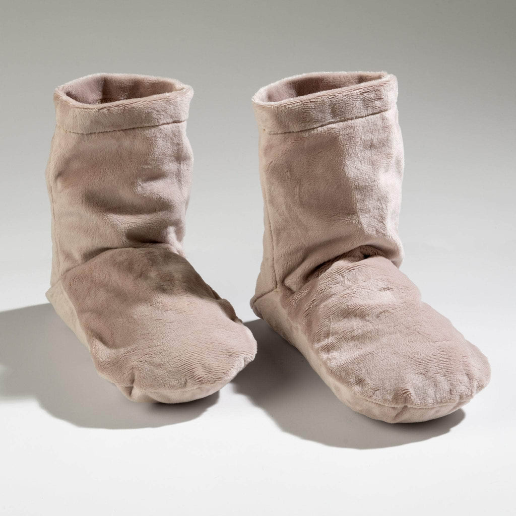 Unscented Spa Booties- Mocha Latte Fabric
