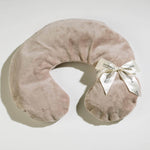 Unscented Spa Neck Pillow- Mocha Latte Fabric