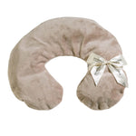 Unscented Spa Neck Pillow- Mocha Latte Fabric
