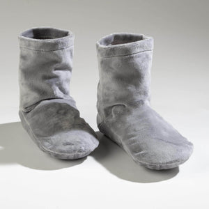 Unscented Spa Booties- Silver Whisper Fabric