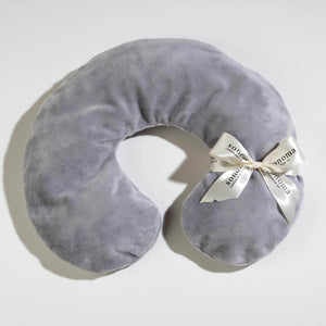 Unscented Spa Neck Pillow- Silver Whisper Fabric
