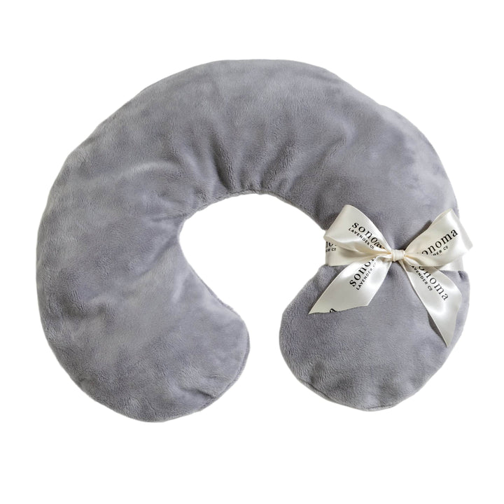 Unscented Spa Neck Pillow (Warm/Freeze)- Silver Whisper Fabric