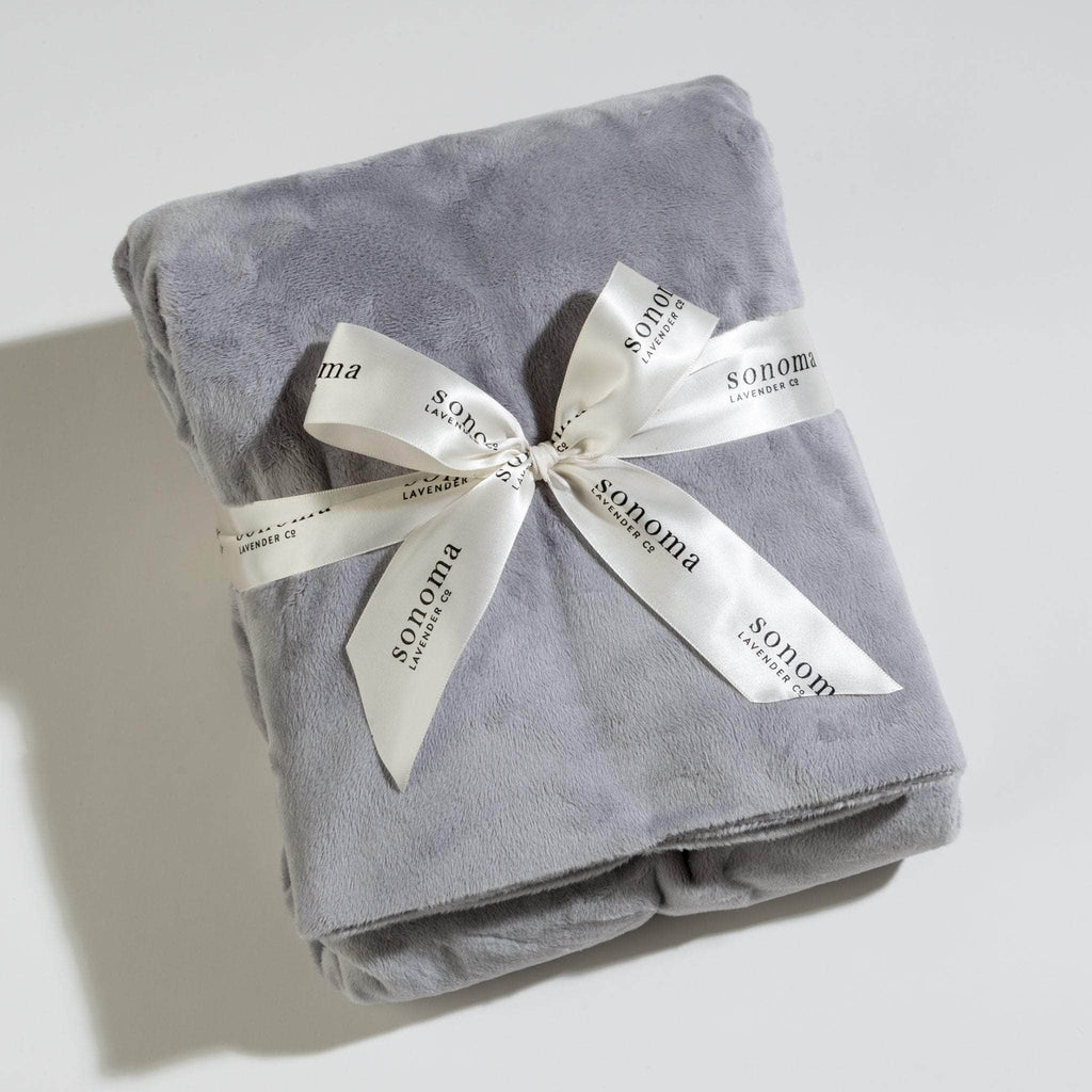 Unscented Spa Blankie- Silver Whisper Fabric